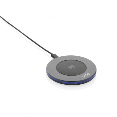 Logo trade reklaamtoote pilt: Terra RCS taaskasutatud alumiiniumist 10 W juhtmevaba laadija