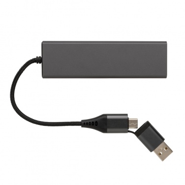Logotrade ärikingitused pilt: Terra RCS taaskasutatud alumiiniumist jaotur 3 USB-pordiga
