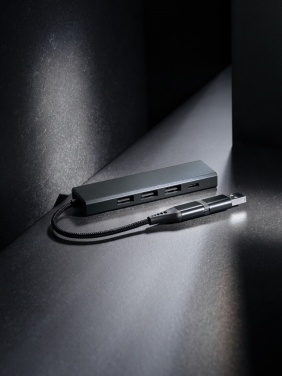 Logotrade ärikingituse foto: Terra RCS taaskasutatud alumiiniumist jaotur 3 USB-pordiga