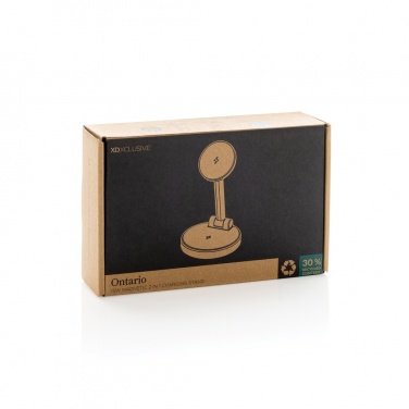 Logotrade firmakingituse foto: Ontario RCS rplastic 15W magnetlaadimine 2 in 1 alus