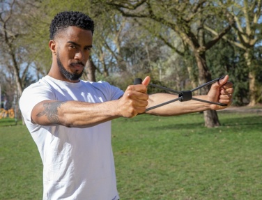 Logo trade reklaamtoote pilt: Fitness 8 kujuga treeningrihm kotis