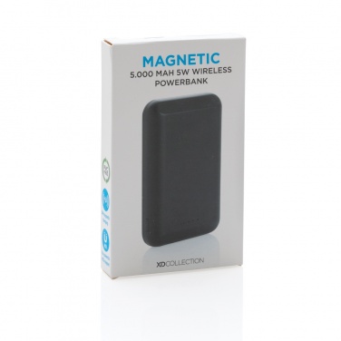 Logotrade meened pilt: Magnetiline 5000 mAh 5W juhtmevaba akupank