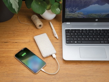 Logotrade reklaamtooted pilt: 10 000 mah nisuõlgedest akupank