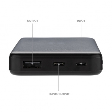 Logotrade firmakingid pilt: RCS taaskasutatud plastist 5000 mAh 5W juhtmevaba akupank