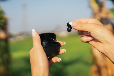 Logo trade reklaamtoote pilt: Terra RCS taaskasutatud alumiiniumist juhtmevabad kõrvaklapid