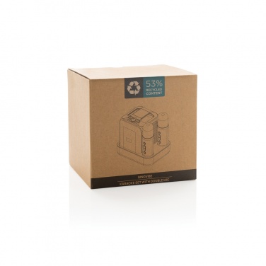 Logotrade ärikingitused pilt: Singvibe RCS taaskasutatud plastikust karaokekomplekt topeltmikrofoniga