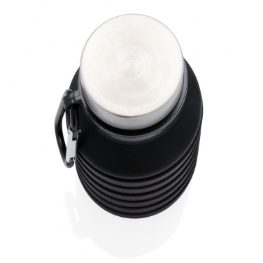 Logotrade ärikingid pilt: Lekkekindel kokkupandav kaanega silikoonpudel