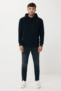 Logotrade reklaamkingi foto: Iqoniq Rila kerge taaskasutatud puuvillast kapuutsiga pusa