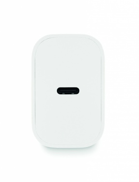 Logo trade firmakingi pilt: 20W 2-pordiline USB-laadija EU pistik