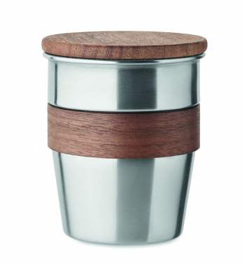 Logotrade ärikingitused pilt: Pähklise viimistlusega termostops, 350 ml