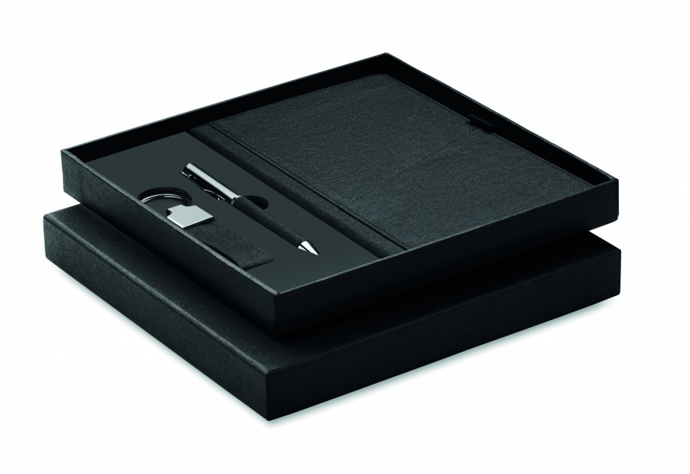 Logo trade firmakingituse pilt: 3-osaline kinkekomplekt karbis