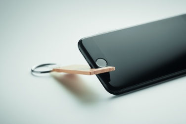 Logotrade reklaamkingid pilt: Bambusest alus ja võtmehoidja Savonlinna