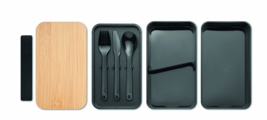 Logo trade ärikingitused foto: PP-st lõunakarp ja bambusest kaas