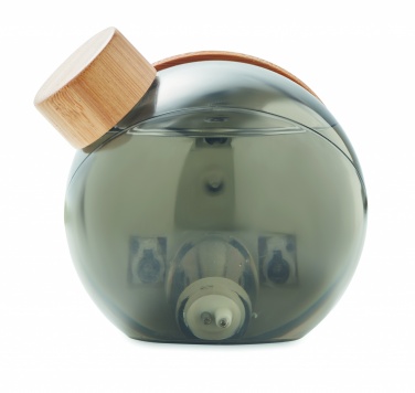 Logo trade firmakingid foto: Vee jõul töötav bambusest LCD kell