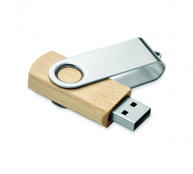 Logo trade reklaamtoote pilt: Techmate bambusest USB 16GB MO6898-40