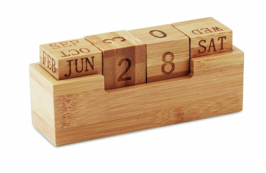 Logo trade reklaamkingituse pilt: Bambusest kalender
