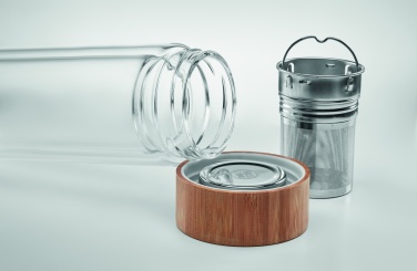 Logotrade firmakingitused pilt: Kaheseinaline klaaspudel 400ml München