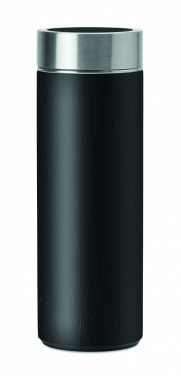Logotrade meene foto: Bambusest topeltseintega termos 400ml