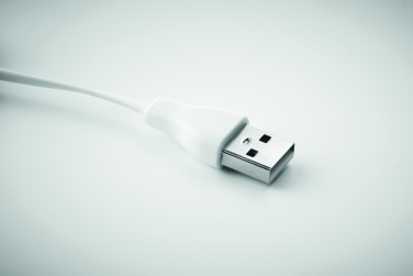 Logotrade meened pilt: Bambusest 3-in-1 kaabel