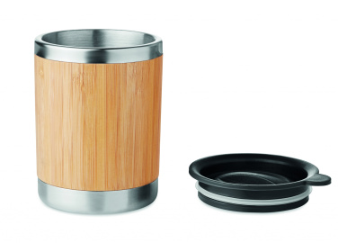 Logotrade reklaamtooted pilt: Bambusest kaanega trummel 250ml