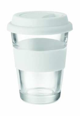 Logotrade ärikingitused pilt: Klaasist joogitops kaanega 350 ml