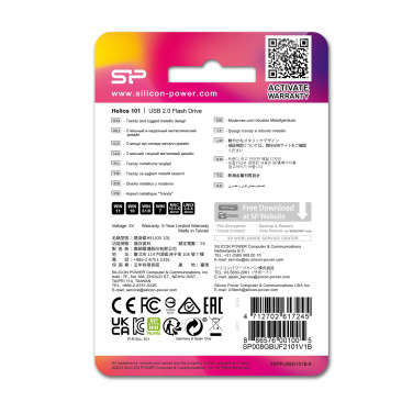 Logo trade firmakingi pilt: Mälupulk silicon power helios 101 2.0