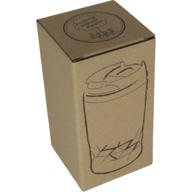 Logo trade firmakingi pilt: Roostevabast terasest kaanega kruus ROMA 250 ml