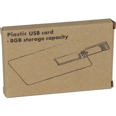 Logotrade reklaamtoote foto: USB-kaart SLOUGH 8 GB