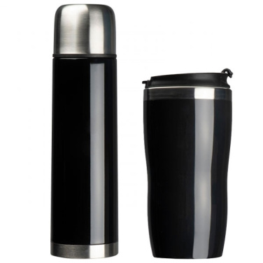 Logotrade meene foto: Vaakumtermose ja joogitopsi komplekt SPLIT 450 ml
