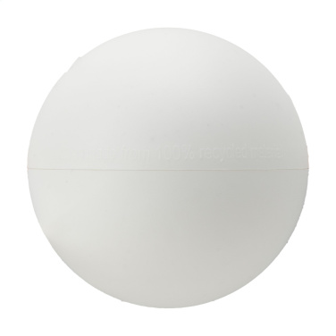 Logotrade firmakingi foto: Jõulukuul Ø 7 cm taaskasutatud plastist, valge