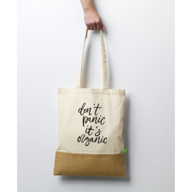 Logo trade ärikingituse pilt: Combi Organic Shopper kott (160 g/m²).