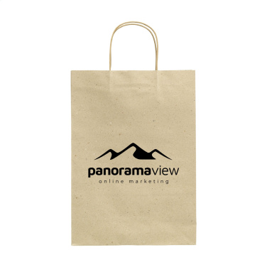 Logotrade reklaamkingi foto: Leaf It Bag taaskasutatud murupaber (120 g/m²) L