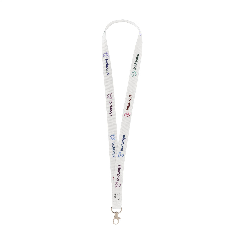 Logo trade reklaamkingid foto: Lanyard Sublimation RPET 2 cm võtmejuhe