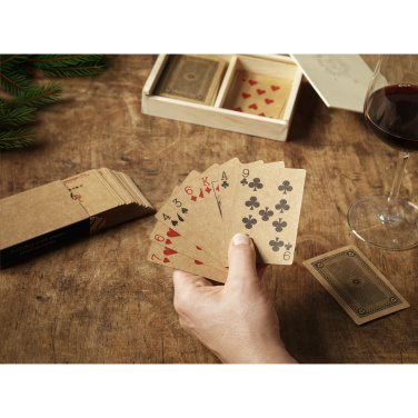 Logo trade firmakingi pilt: Taaskasutatud mängukaardid Double X-Mas