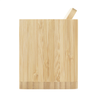 Logotrade ärikingi foto: Bamboo Boss 15W laadija/pliiatsihoidja