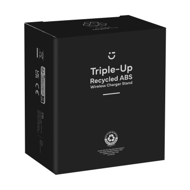 Logo trade firmakingituse pilt: Triple-Up RCS taaskasutatud ABS juhtmevaba laadija alus