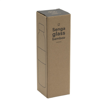 Logotrade ärikingid pilt: Senga Glass Bamboo 500 ml joogipudel
