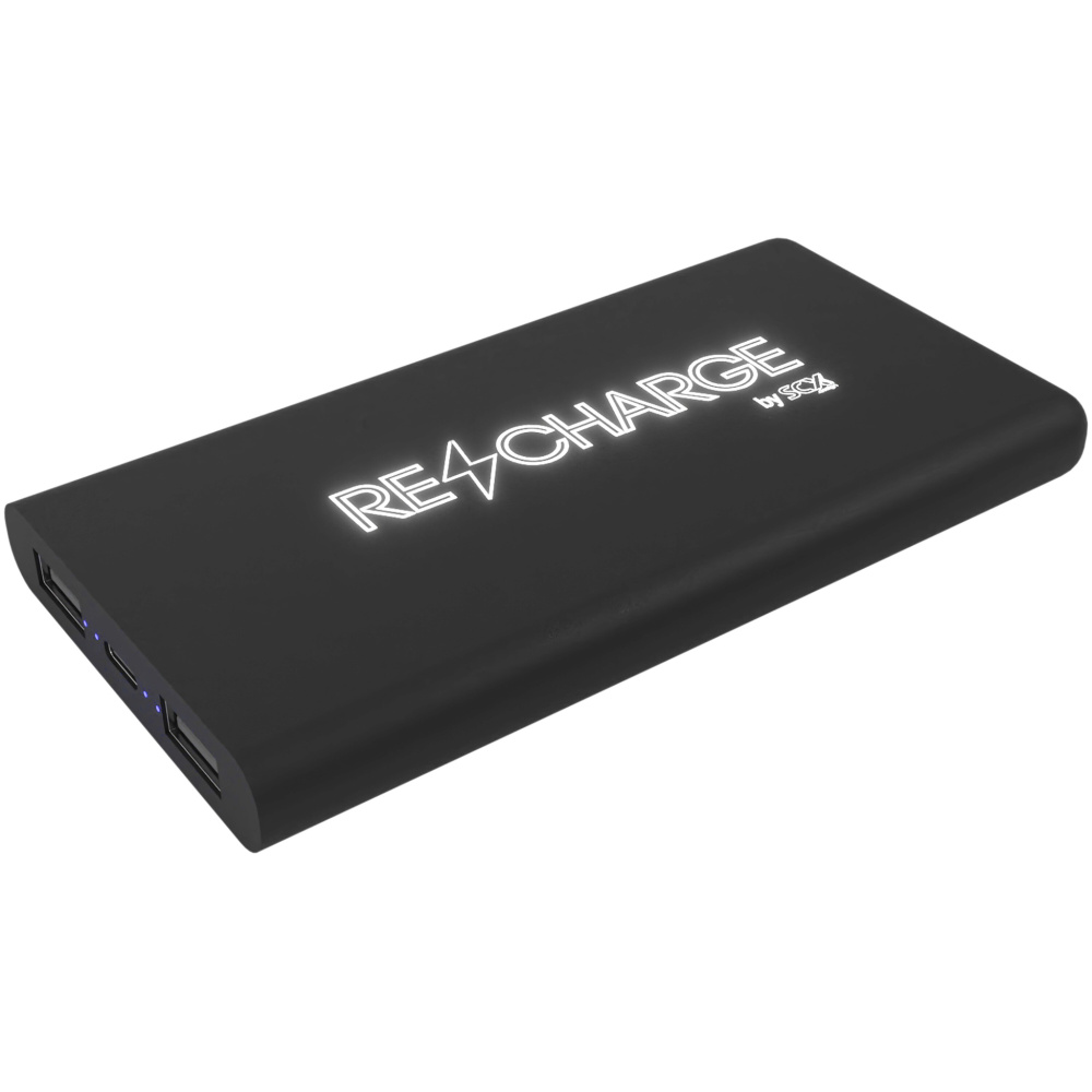 Logotrade reklaamkingituse foto: SCX.design P40 10 000 mAh valgustusega juhtmevaba akupank