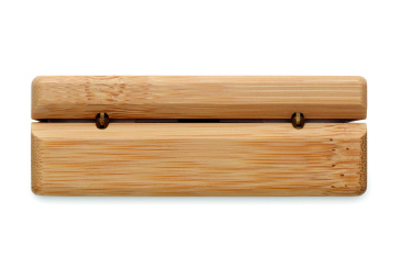 Logo trade reklaamtoote pilt: OREBAM TWS kõrvaklapid bambusest ümbrises