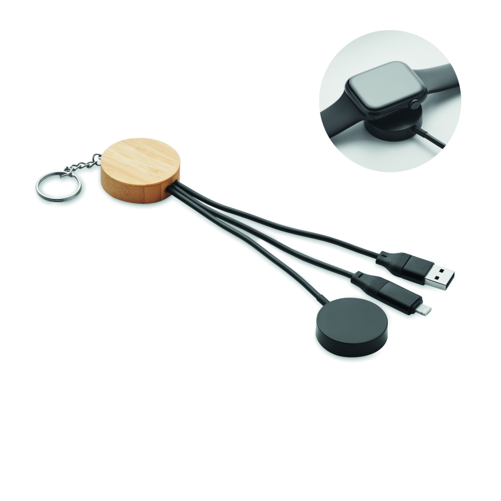 Logo trade firmakingid foto: BULE võtmehoidjaga 4in1 60 W kaabliga