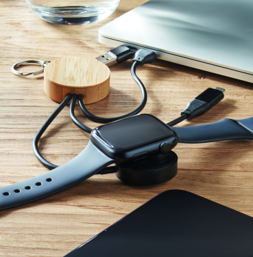 Logo trade reklaamkingi pilt: BULE võtmehoidjaga 4in1 60 W kaabliga