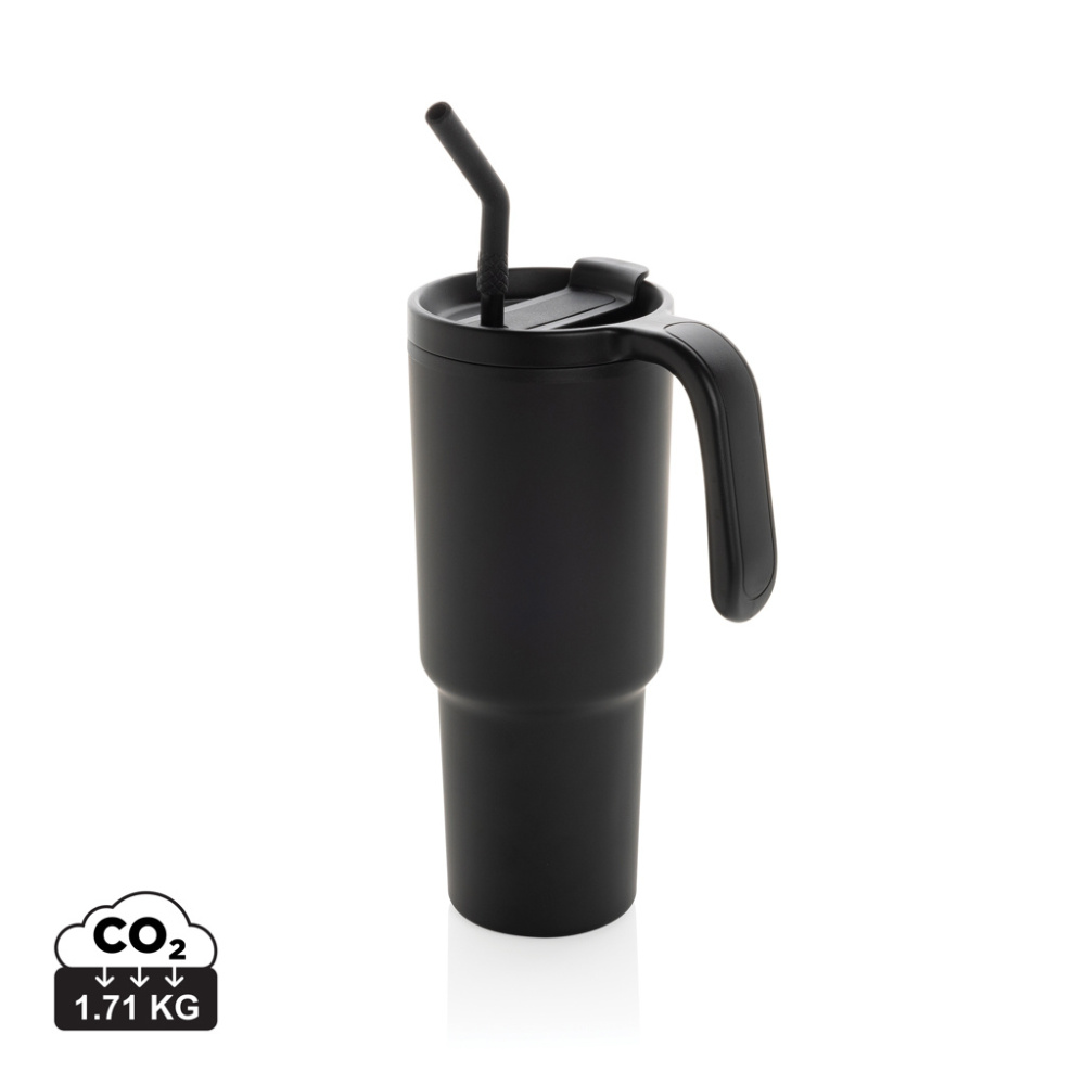 Logo trade meene pilt: Graphic 360 RCS taaskasutatud terasest termoskruus 900ml