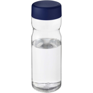 Logo trade reklaamkingituse pilt: H2O Active® Eco Base 650 ml keeratava korgiga veepudel