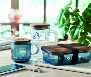 Logotrade ärikingid pilt: Ribiline klaasist kruus 300ml VITRIO MUG