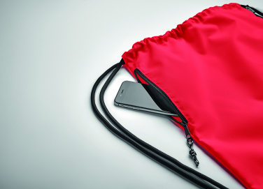 Logotrade ärikingid pilt: Suur nööriga kott 300D RPET