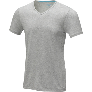 Logotrade liikelahjat mainoslahjat tuotekuva: Kawartha short sleeve men's organic V-neck t-shirt