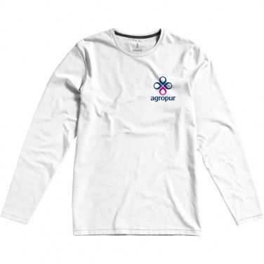 Logo trade liikelahja kuva: Ponoka long sleeve men's organic t-shirt