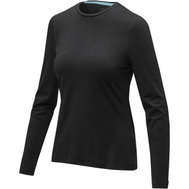 Logo trade mainoslahjat tuotekuva: Ponoka long sleeve women's organic t-shirt