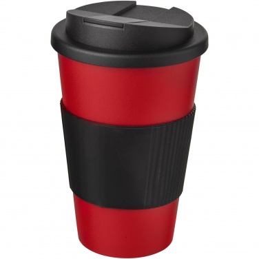 Logotrade mainostuotet kuva: Americano® 350 ml muki, läikyttämätön kansi, grippi