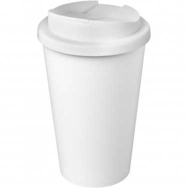 Logotrade mainostuote tuotekuva: Americano® Eco 350 ml kierrätysmuki läikkymättömällä kannella